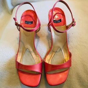 Stuart Weitzman Rare Coral Sandals